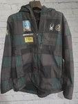 Spyder Mens Softshell Jacket Size Xl Plaid Sugar Bowl Ski Team Academy Patches. Fixed Price $65.00.