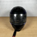 Typhoon Helmet Black & Blue Full Face Padded G-339 Dot Size Medium 56-57 Cm. Fixed Price $72.21.