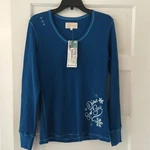 Divas Snow Gear Women's Thermal Shirt Size Xl Teal Blue Long Sleeve New. Fixed Price $24.95.