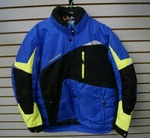 New Mens Hi Vis & Royal Blue Choko Pulse Snowmobile Jacket 196120 200 Cleara. Fixed Price $98.56.