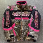 Castle X Raceweear Pink Snowmobile Jacket Coat Realtree Camo Y2K Girls Size. Fixed Price $40.00.