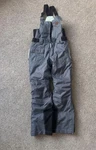 Dsg By Divas Snowgear Women's Gray Insulated Bib Pants Cargo Pockets. Fixed Price $80.00.
