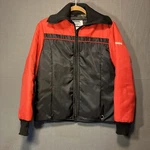 Yamaha Vintage Jacket Women Large Snowmobile Black & Red Full Zip Racing. Fixed Price $69.99.