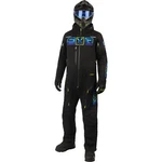 Fxr Snowmobile Mens Maverick F.a.s.t. Insulated Monosuit - Black/blue/hivis. Fixed Price $1197.89.