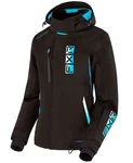 Fxr Evo Womens Snow Jacket Black/sky Blue-white Fade. Fixed Price $384.99.