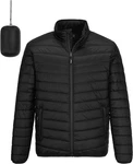 Outdoor Ventures Men's Lightweight Packable Puffer Winter Jacket, 2XL, Black. Fixed Price $35.95.