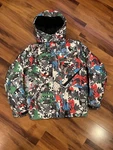 Brp Ski-doo Insulated Snowmobile Jacket Youth Size 14 Multicolor Hooded. Fixed Price $80.00.