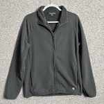 Free Fly Men's Medium Gray Textured Packable Windbreaker Gridback Fleece Jacket. Fixed Price $64.50.