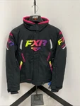 Fxr Team Women's Jacket Black/neon Fusion - Size 6. Fixed Price $169.99.
