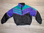 Women's Xl Arctic Cat Snowmobile Winter Jacket, Vintage, Purple Teal Black. Fixed Price $58.99.