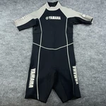 Yamaha Sports Wetsuit Mens Large Ultra Stretch Neoprene Shorty Black Grey Vtg. Fixed Price $59.95.
