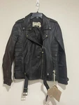 Highway 21 Womens Pearl Leather Motorcycle Jacket Large New With Tags. Fixed Price $155.00.