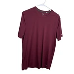 Dsg Shirt Men's Medium Red Crew Neck Athletic Short Sleeve Solid Casual Tee Top. Fixed Price $5.46.