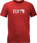 Fly Racing Youth Primary Tee (2022) Ym Red. Fixed Price $20.95.
