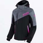 Open Box Fxr Womens Edge Snowmobile Jacket Black/grey Heather/raspberry Size 2. Fixed Price $249.74.