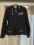 Drift Creek Outdoors Women's Xl Hooded Camouflage Jacket Black Pink Full Zip. Fixed Price $20.00.