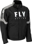 Fly Racing Outpost Jacket Black/grey Lg Windproof Water Resistant 470-4143L. Fixed Price $219.95.