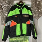 Mcm Fxr Racing Jacket Motor Sports Womans Vintage Neon Orange/green Size Xl. Fixed Price $128.88.