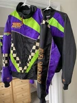 Vintage Arctic Cat Racing Zrt Snowmobile 2 1 Jacket Purple Neon Green Cool!!!. Fixed Price $179.99.
