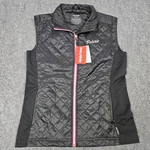Polaris Quilted Vest Women Xl Black Pink Trim Thermore Insulated Outdoor Puffer. Fixed Price $46.99.