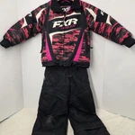 Fxr Youth Child Size 2 Helix Jacket & Pants Snowmobile Fast Girl's Black Pink. Fixed Price $79.99.