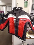 Nwt Ckx Mens Technowear Insulated Snowmobile Jacket Red/black Size Med Closeout. Fixed Price $125.00.
