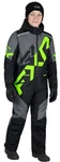 Fxr Cold Cross Cx Youth Snow Monosuit Black/charcoal/lime. Fixed Price $294.99.