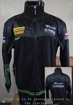 TECH3 Yamaha Factory Racing Team Black Fleece Jacket Men's Size. Fixed Price $69.99.