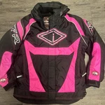 Choko Design Jacket Girls 10 Pink Youth Cfr Speed Snowmobile Racing. Fixed Price $55.79.