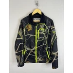 Fxr Outdoor Realtree Camo Jacket Neon Green Accents Full Zip Women 14 Black. Fixed Price $37.05.