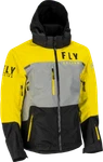 Fly Racing Carbon Snowmobile Jacket, Waterproof, Windproof, Black Yellow, Medium. Fixed Price $299.95.