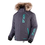 Fxr Fresh F.a.s.t. Insulated Youth Snowmobile Jacket - Mint/mid Grey Heather. Fixed Price $127.99.
