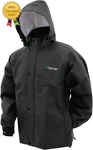 Bull Frogg Waterproof Rain Jacket Black Large 21 X 16 Inches Pounds. Fixed Price $47.58.