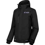 Fxr Womens Fresh Jacket Warm Insulated Durable Hydrx Vented Black/lilac Size 16. Fixed Price $170.00.