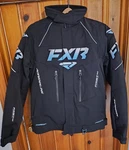 Fxr Women's Adrenaline Snowmobile Jacket Black/sky Blue Fade Sz 8. Fixed Price $255.00.