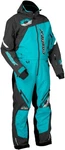 Castle Mens Freedom Snowmobile Monosuit - Turquoise/charcoal/silver 3XL. Fixed Price $221.02.