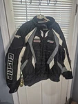 Castle X CR2 Racing Snowmobile Jacket Vented Teen Size Large Black. Fixed Price $60.00.