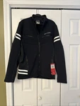 Mens Medium Spyder Wengen Encore Full Zip Fleece Jacket Black Us Ski Team. Fixed Price $199.99.