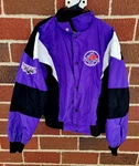Vtg Polaris Snowmobile Jacket Club Pro 1997 Mens Purple Black Lined Large. Fixed Price $37.49.