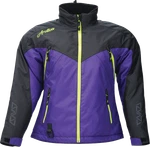 Arctiva Fits Women's Pivot Snowmobile Jacket Black/purple Xl 3121-0837. Fixed Price $179.95.