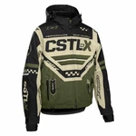 Castle Mens CX-1 G1 Snowmobile Jacket Black/sand/olive 2XL 70-4849. Fixed Price $329.99.