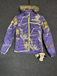 Fxr Racing Outdoor Fuze Down Jacket Purple Realtree Camo Women Size 6 New. Fixed Price $99.99.