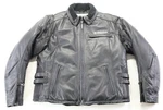 Polaris Jacket Black Leather Coat Snowmobile Reflective Warm Winter Utv Atv. Fixed Price $64.50.