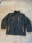 Castle Jacket Adult Xl Black Orange Gray Bolt Snowmobile Racing Coat Mens. Fixed Price $79.99.