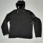 Salomon Mens Snowboard Jacket Advanced Skin Dry 10K/10K Black Hooded Warm Xl. Fixed Price $69.97.