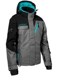 Castle Powder G3 Womens Snow Jacket Heather/black/turquoise Xl. Fixed Price $183.85.