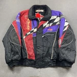 Vintage Choko Design Jacket Mens Xl Pro Racing Colorblock Fleece Lined Riding. Fixed Price $180.00.
