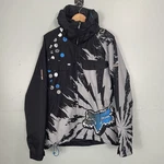 Fox Tech Racing FX-360 Recco Winter Snow Ski Jacket Men Sz Medium Gray Black 15K. Fixed Price $100.00.