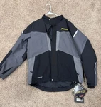 Klim Keweenaw Jacket Parka Mens Large Black Gray 3M Reflective Gortex Thinsulate. Fixed Price $345.00.