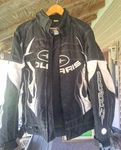 Vintage Pure Polaris Snowmobile Racing Jacket Xl Flames Black. Fixed Price $40.00.
